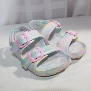 Cat & Jack Girls Tie-Dye Sandals, Size 9